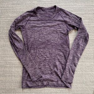 Lululemon long sleeve purple top size 6
